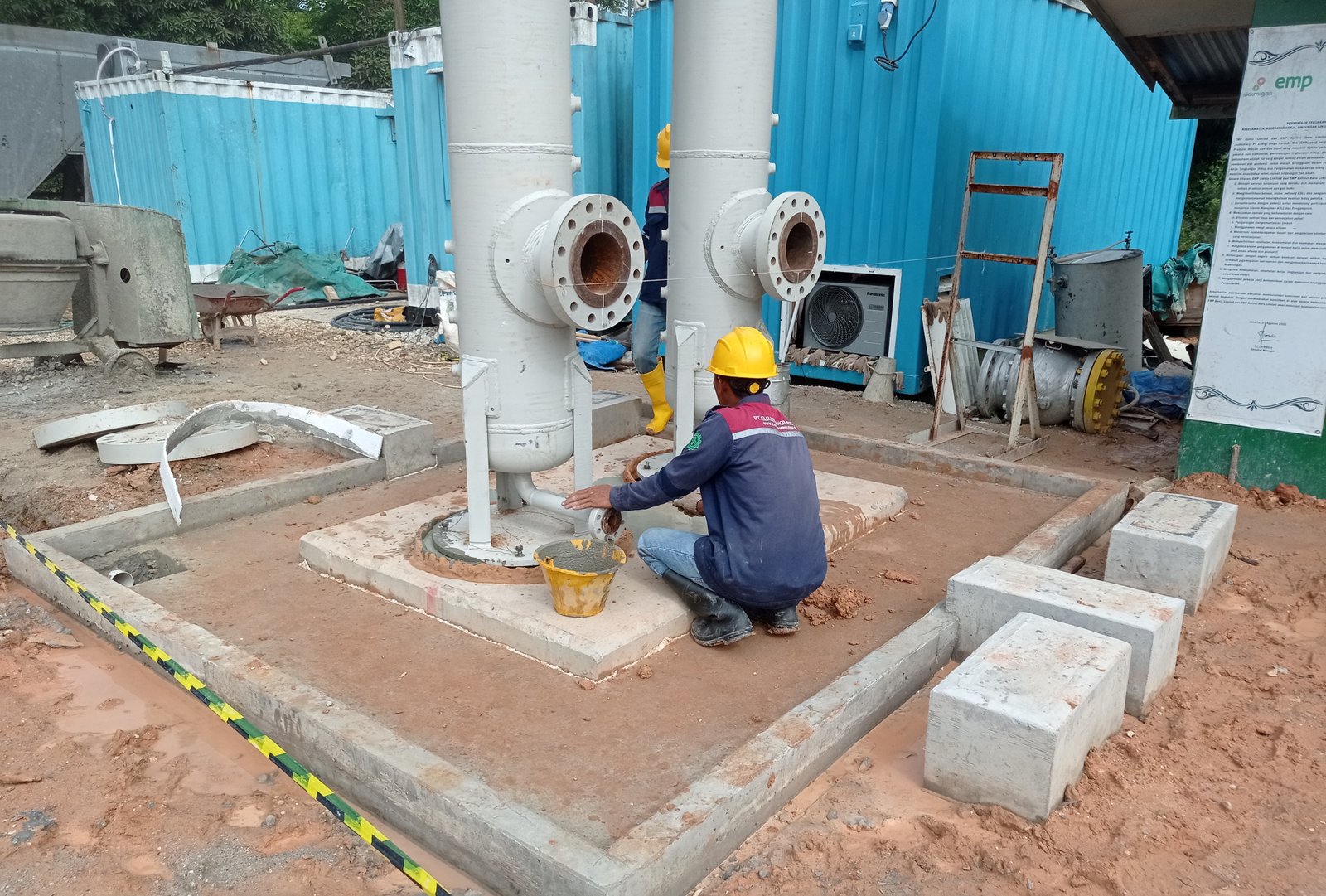 Modification Line Piping Discharge Gas Compressor - Context Image